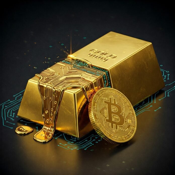 Gold transforming to digital