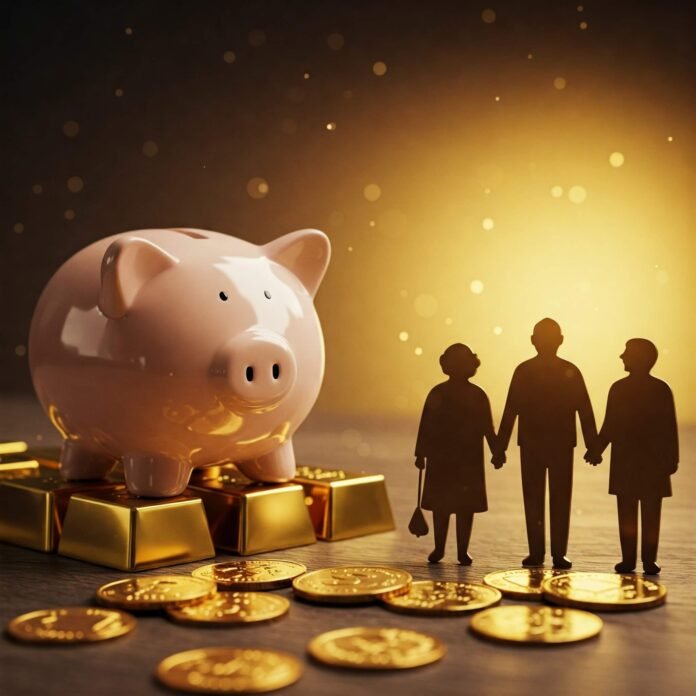 Gold retirement savings
