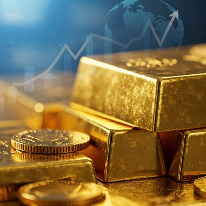 Gold Bars Coins Growth
