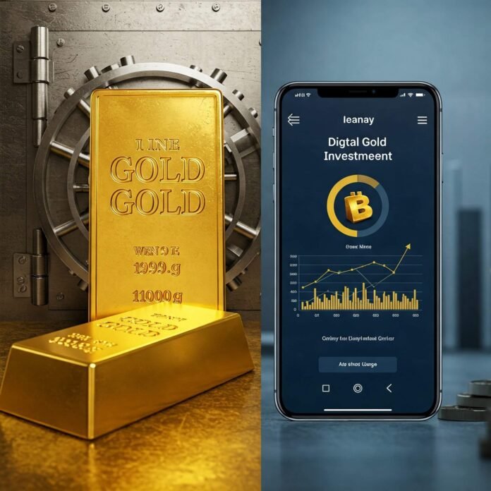 Gold Bar & Digital Gold App