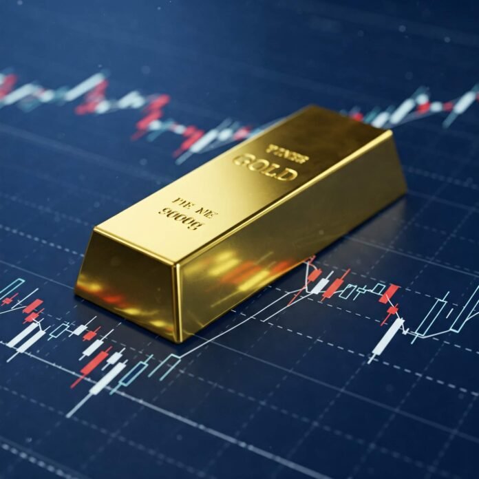 Gold Bullion & Stock Market Chart