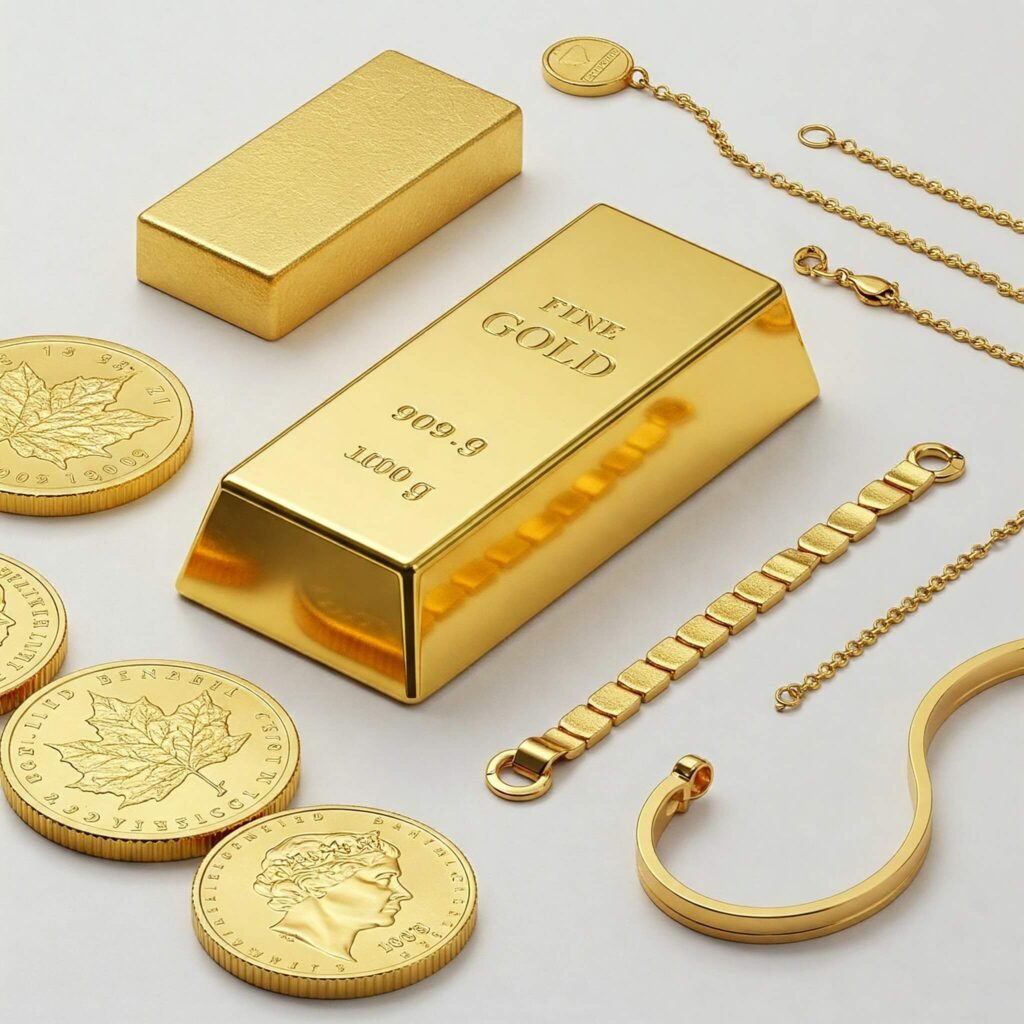 Different Forms of Gold
