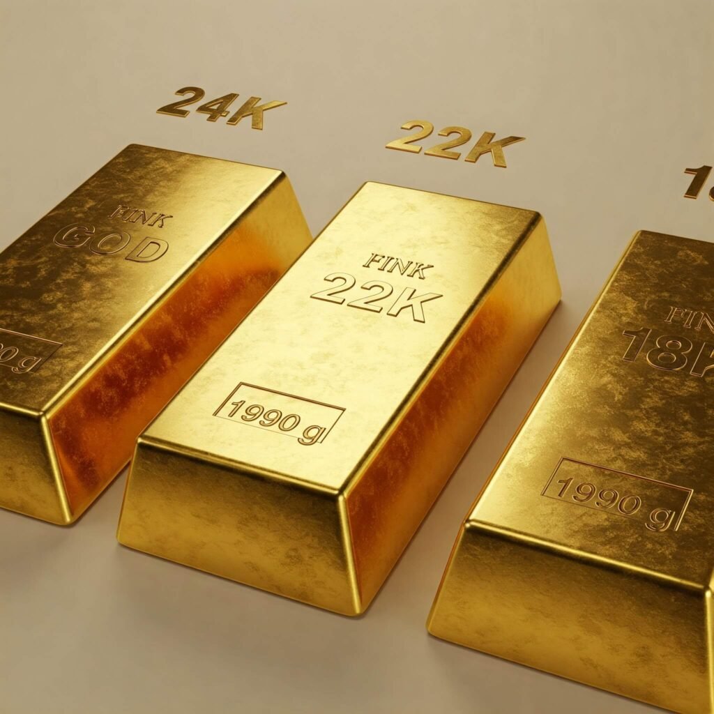 Gold Bars 24K 22K 18K
