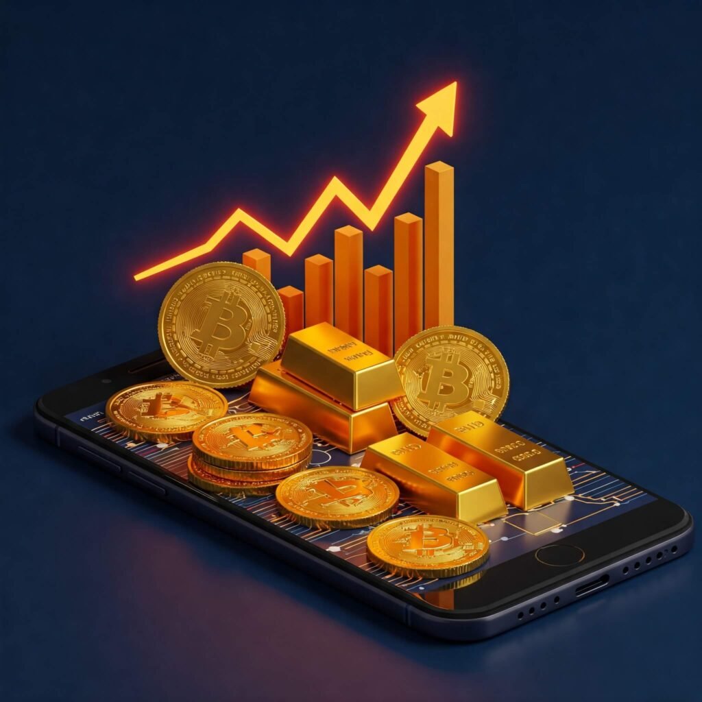 Digital Gold on Smartphone

