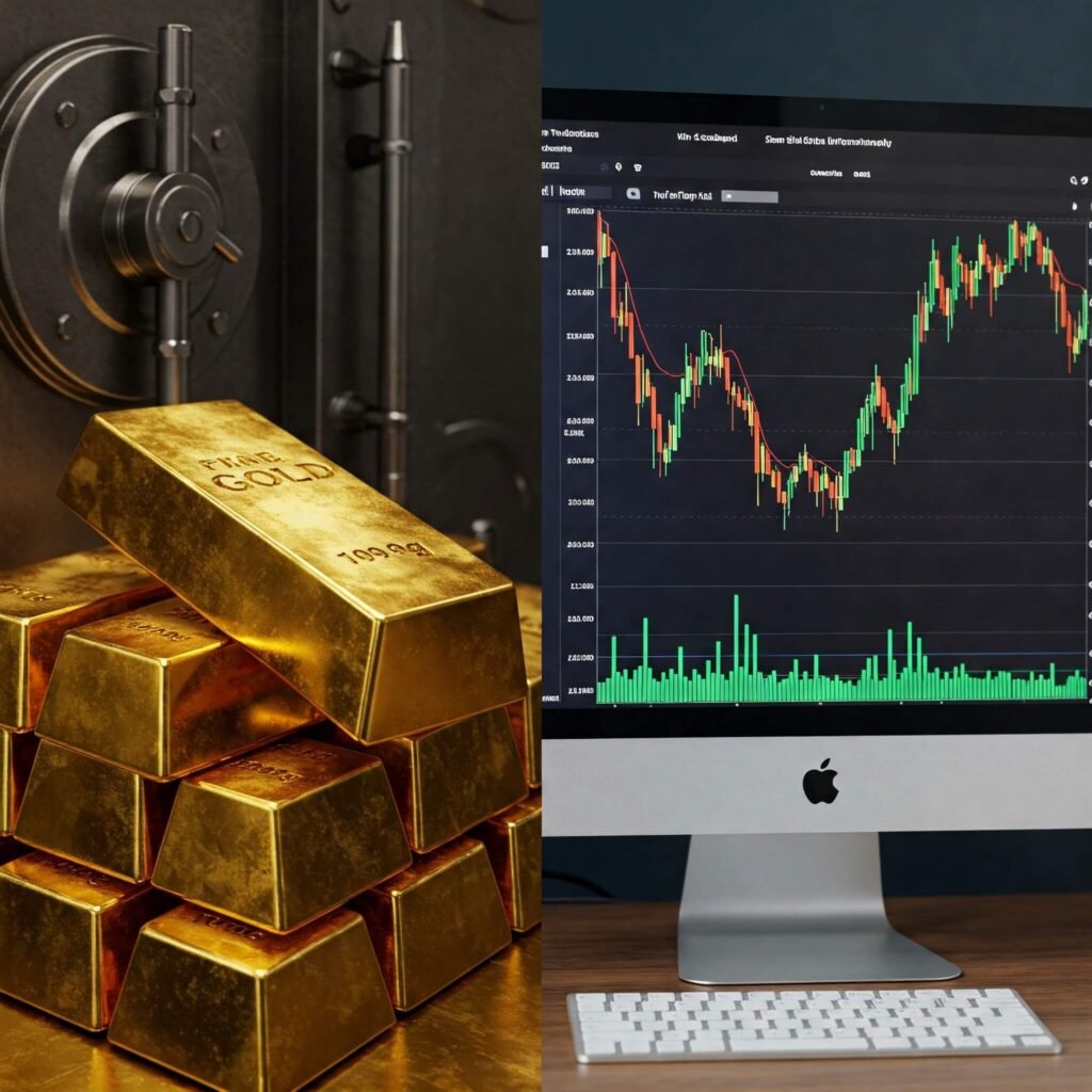 Investing in physical and digital gold