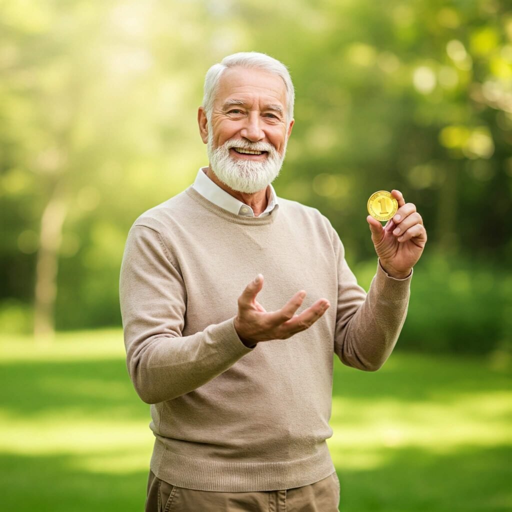 Happy Retiree Gold Coin