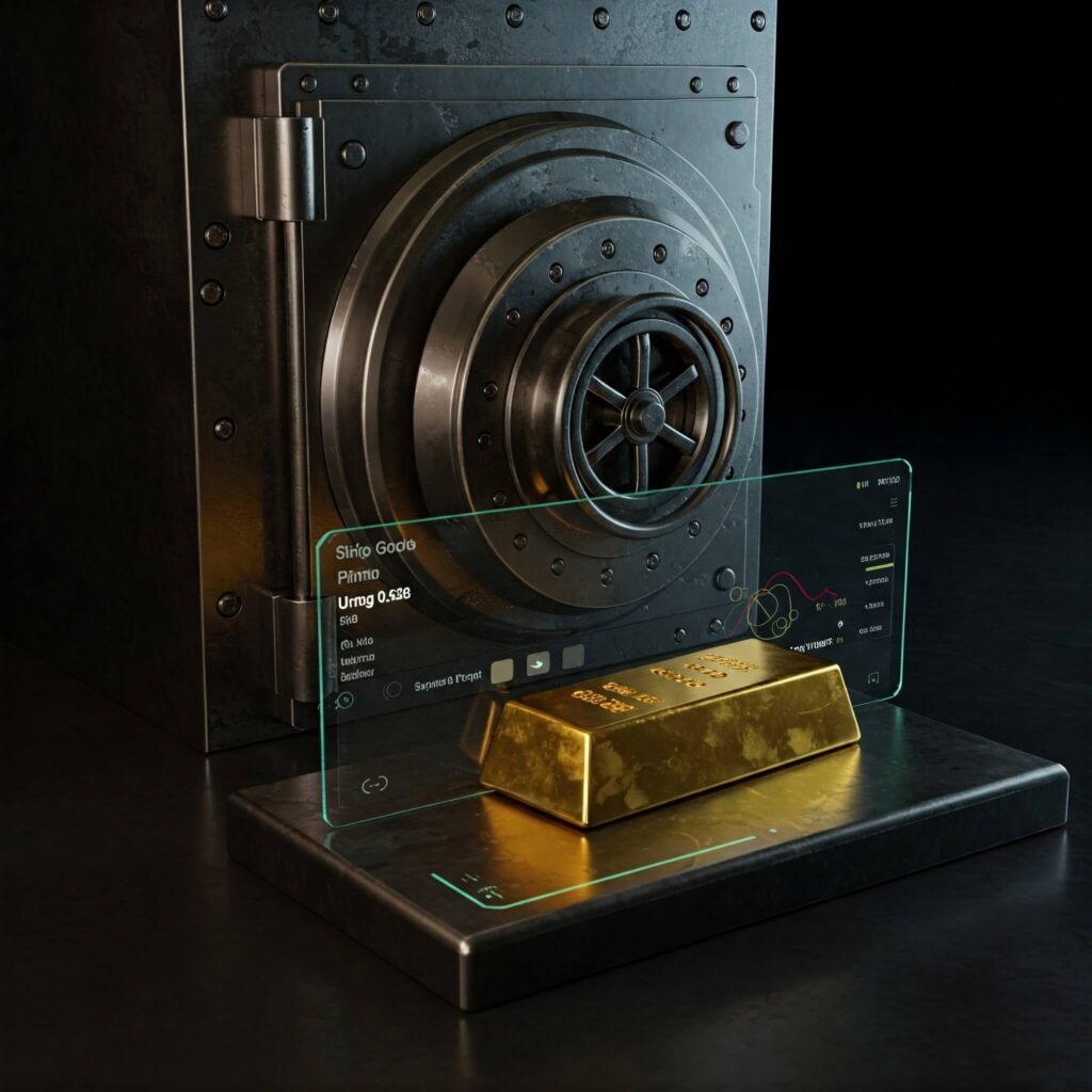 Gold Bullion in Vault