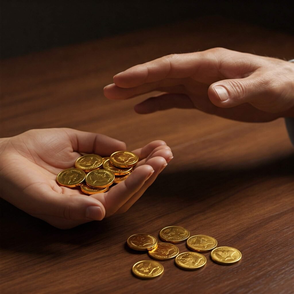 Gold Coin Transaction