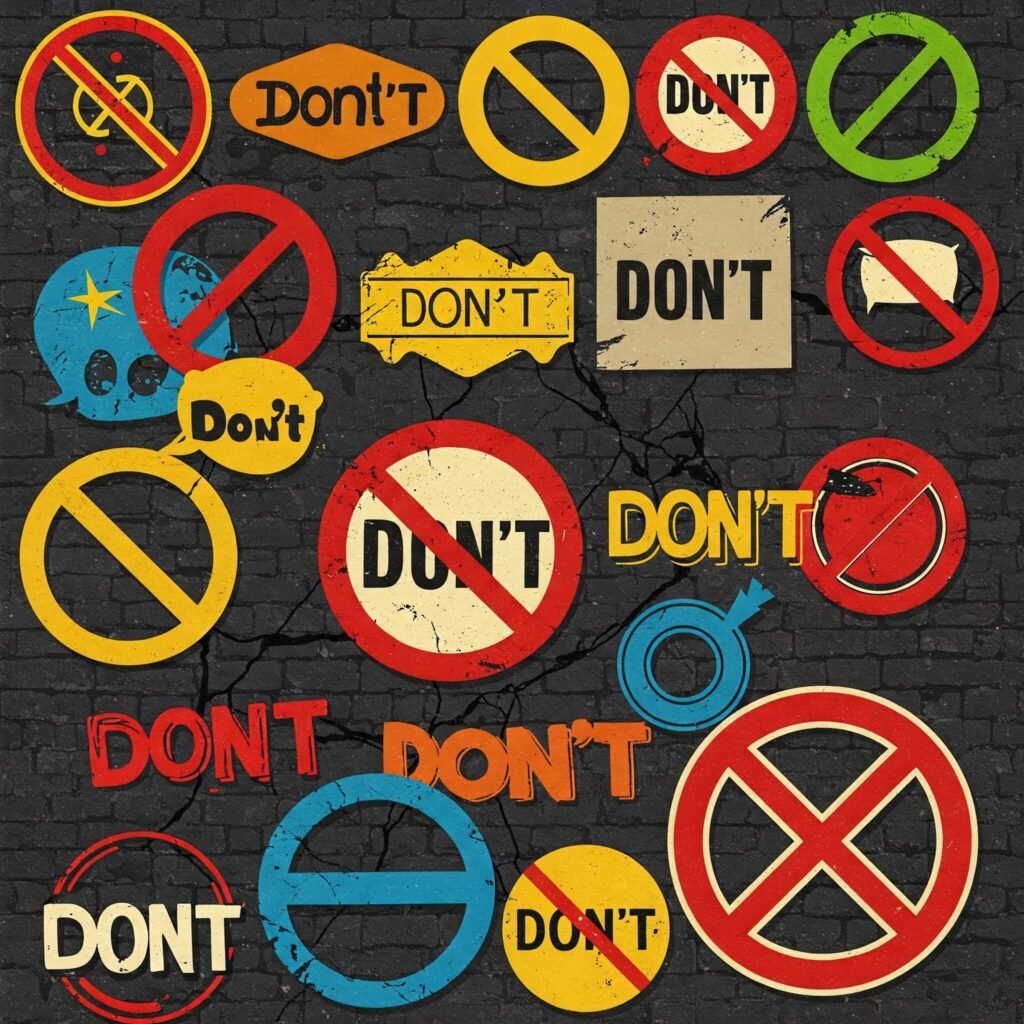 "Don't" Symbols